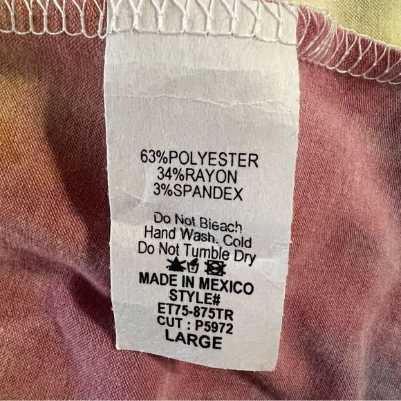 NWT Sew In Love Boutique Tie Dye soft hoodie with ruffle - L - Picture 14 of 14